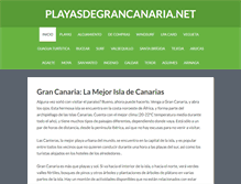 Tablet Screenshot of playasdegrancanaria.net